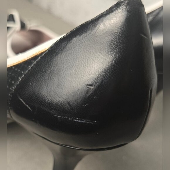 Style & Co. "Freckles" Black Peep Toe Heels - Picture 13 of 15